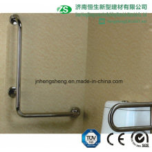 Stainless Steel L-Shape Elder Grab Bar in Bathroom